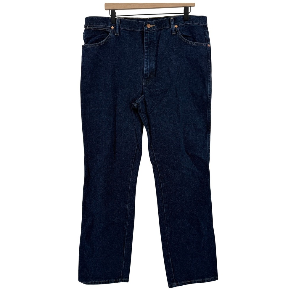 Wrangler Cowboy Cut Slim Fit Jeans Dark Stone Men 38x32 Denim Western 0936DSD
